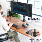 VIVO Premium Aluminum Single Screen Pneumatic Spring Monitor Arm Desk Mount - Image 8