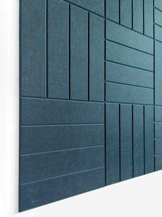 DECORITA Felt Bulletin Board Tiles | Modern Cork Board Alternative | Large Cork - Image 3