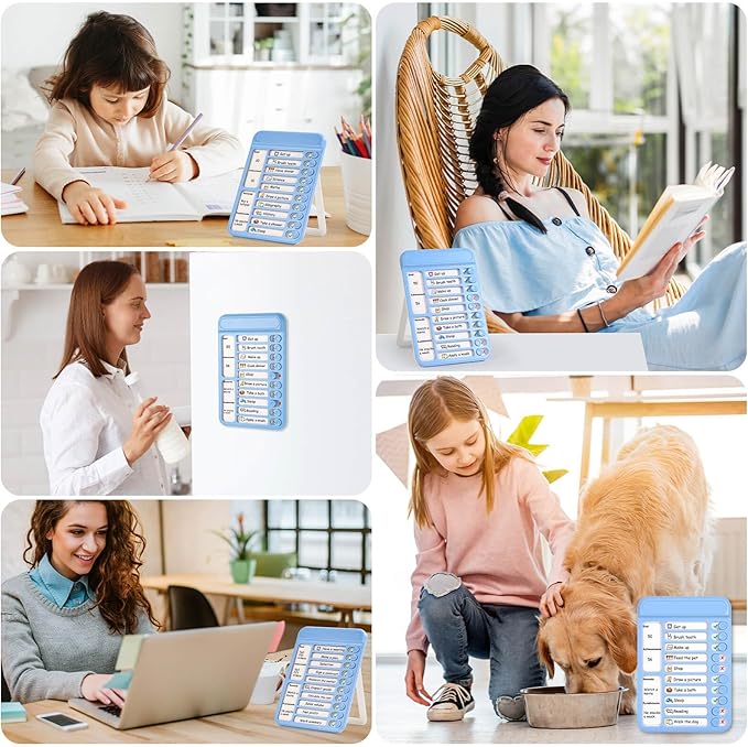 Audab Dry Erase Chore Chart for Kids, Magnetic Whiteboard Checklist Board - Image 2