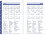 AT-A-GLANCE 2027 Desk Calendar Refill, Daily, 3.5" x 6", Standard, Loose-Leaf, QuickNotes (E5175027)