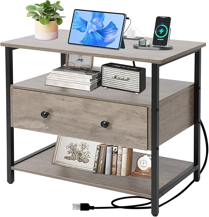 Edbuosy 27 Inch Wide Night Stand by Edbuosy