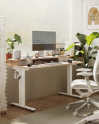 FEZIBO 60 x 24 Inch Height Adjustable Electric Standing Desk - Image 3