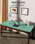 YSAGi Leather Desk Protector, Office Mat, Large Mouse Mat, Non-Slip PU Leather - Image 3