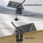 Nightstand Edge Mount Power Strip - Image 4