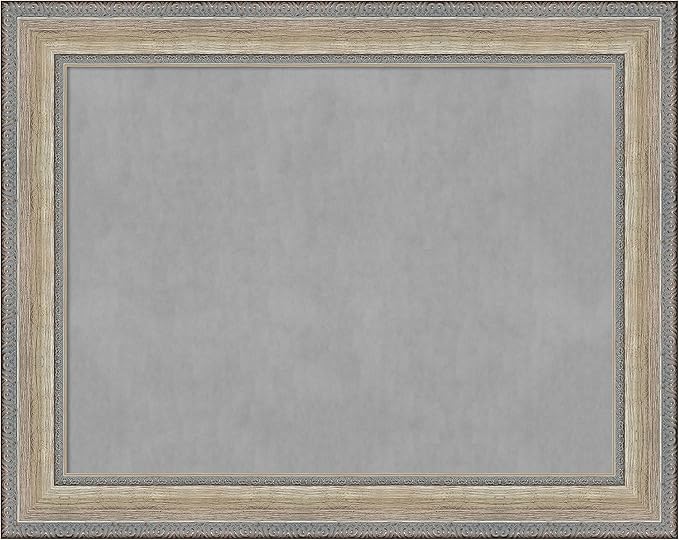 Amanti Art Silver Framed Magnetic Board 23x29 Medium Vision Board by AmantiArt