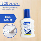 BAZIC Products Correction Fluid, Foam Brush Applicator, Corrections Pen - Image 4