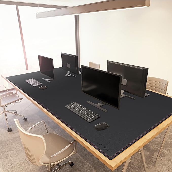 ZORESYN Office Desk Pad 70.9x39.4inch, Large Mouse pad Desk Mat, Waterproof PU - Image 7