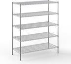 Regal Altair 24" Deep x 54" Wide x 64" Height Wire Shelving Kit | 5-Tier | NSF by Regal+Altair