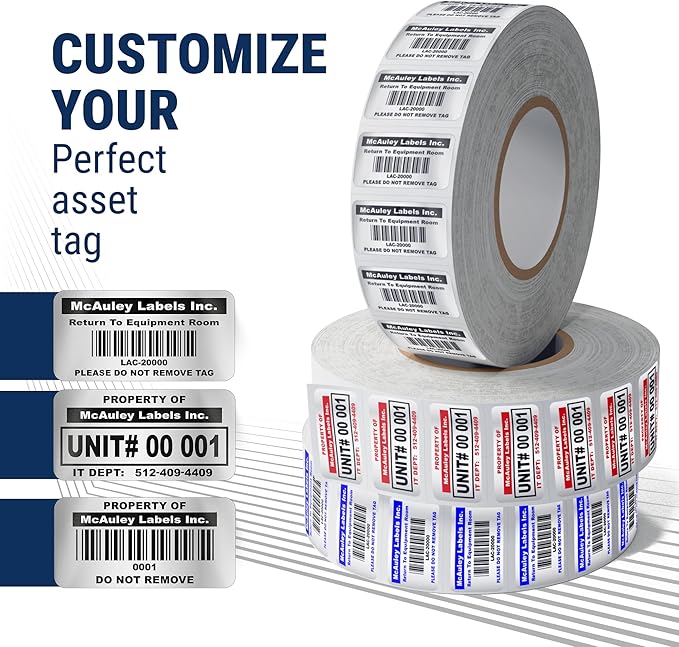 McAuley Labels Custom Asset Tags - Image 3