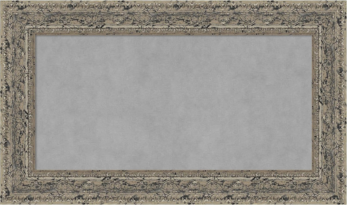 Amanti Art Silver Framed Magnetic Board 17x29 Small Vision Board