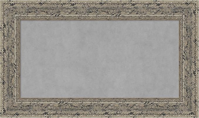 Amanti Art Silver Framed Magnetic Board 17x29 Small Vision Board by AmantiArt