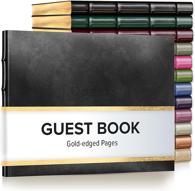 Gallery Leather Guest Book by GalleryLeather