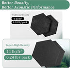 Hexagonal Acoustic Panels-12 Pack High-Density Sound Absorbing Panels - Image 3