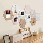 15'' Large Hexagon Cork-Bulletin Board Tiles Adhesive Frameless 10 Pack 15 x 13 - Image 9