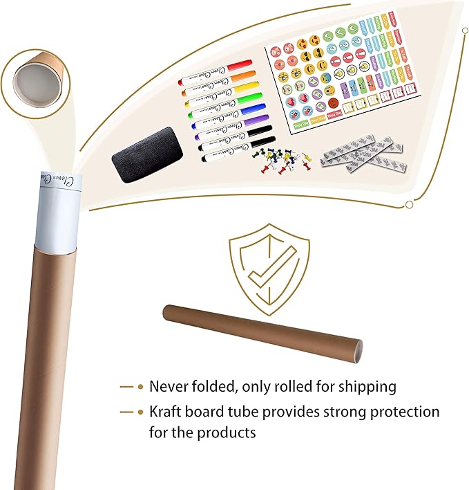 CLEVER CLEAN Large Dry Erase Wall Calendar - Image 8
