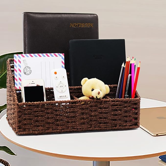 Boershun Mail Organizer Countertop, Mail Organizer, Mail Sorters, Magazine File - Image 5