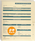 HR Folders for Employee Files – 25-Pack Heavy-Duty Manila Folders by YvnShineOffice