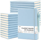feela 24 Pack Journal Notebook for Work, Business Notebook Bulk Hardcover Lined