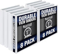 Samsill Durable 1 Inch Binder, Made in the USA, Round Ring Customizable Clear by Samsill
