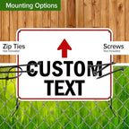 Custom Arrow, Custom Directional Sign, Up Arrow, 18x24 Inches, 55 mil thick - Image 5