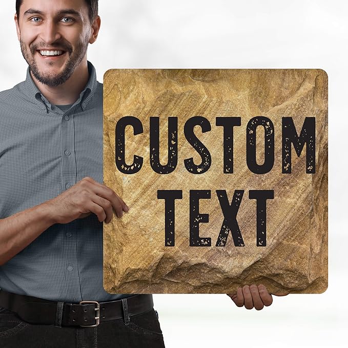 Custom Sign, Custom Street Sign, 11 Font Colors, 13 Font Styles, 4 Hole Options - Image 2