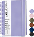 ABERLLS Purple Lined Spiral Journal Notebook by ABERLLS