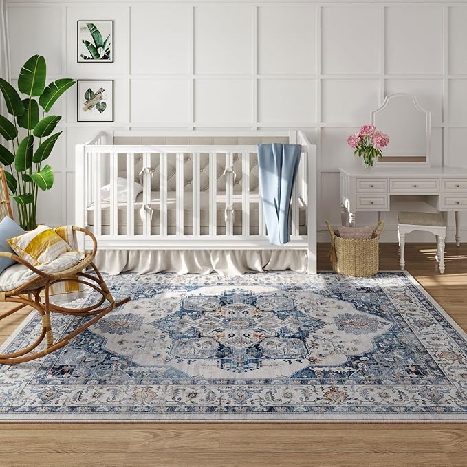 Rugcomf Vintage Medallion 4'x6' Rug - Image 3