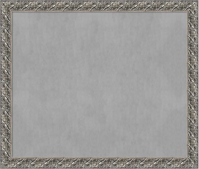 Amanti Art Silver Framed Magnetic Board 46x54 Oversize Vision Board by AmantiArt