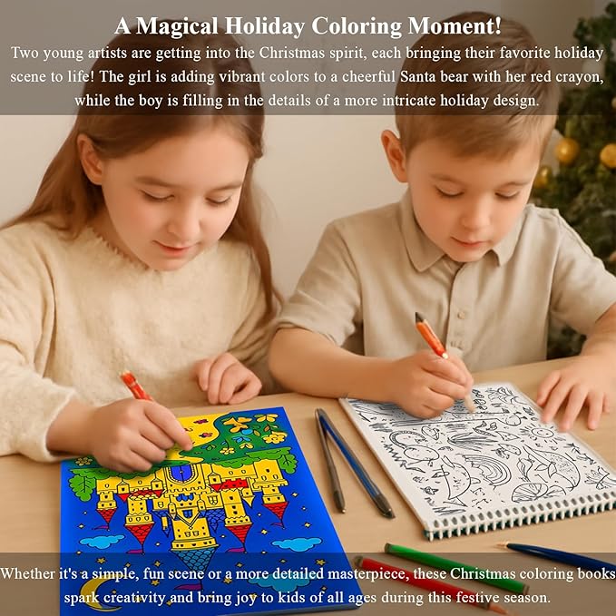 Fuxi Coloring Books for Girls, 60 Sheets Blank Sketch Book + 50 Designs Blank - Image 7