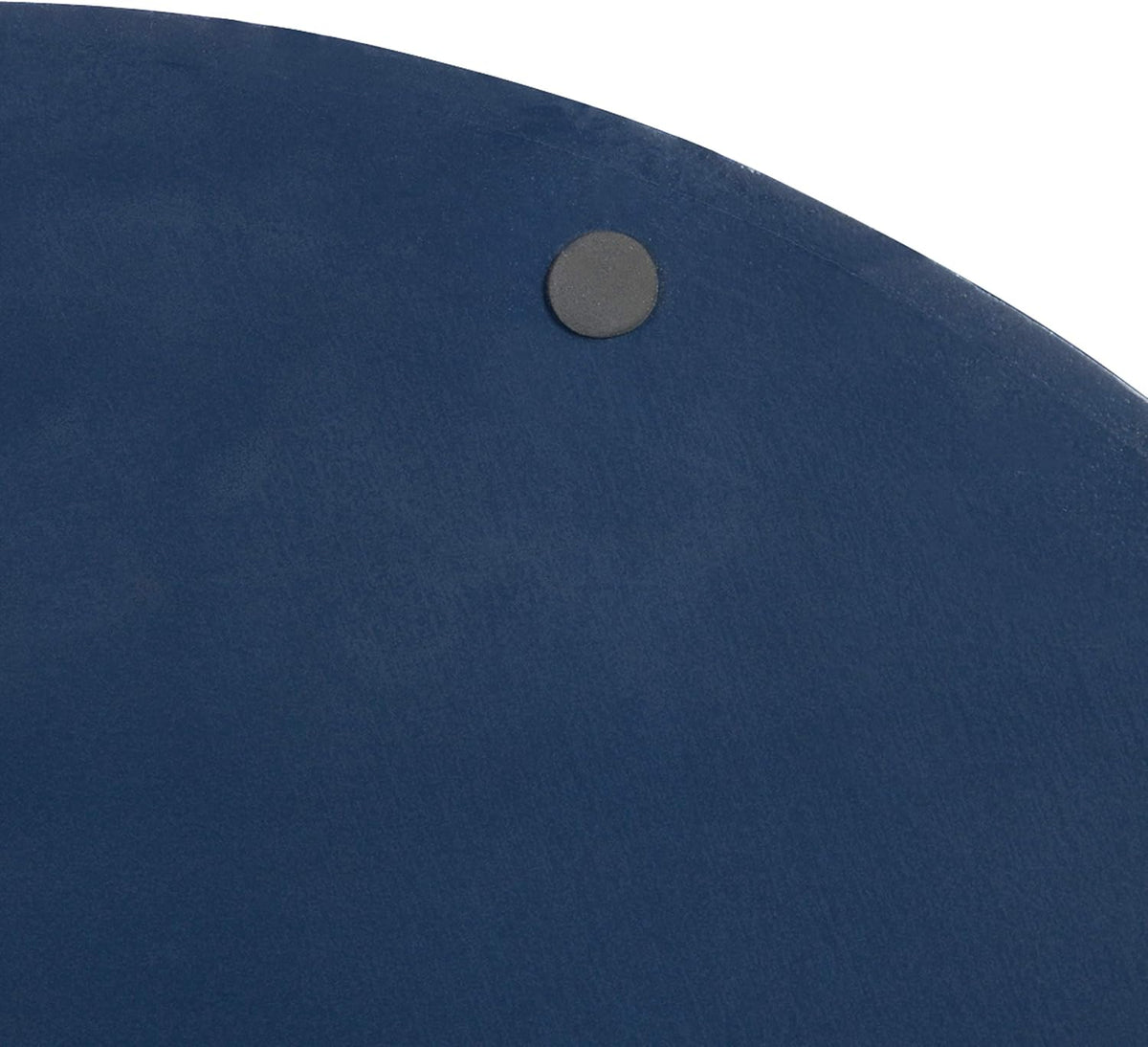 Kate and Laurel Lipton Modern Round Tray, 15.5" Diameter, Navy Blue and ...