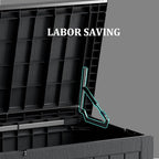 Yardgrace Heavy-Duty 270 Gallon Waterproof Deck Storage Box, Outdoor Storage - Image 7