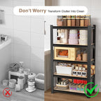 WORKPRO House 5-Tier Shelving Unit, 3000lbs Adjustable Storage Shelves - Image 7