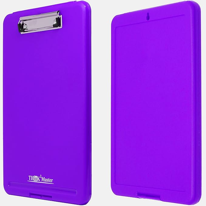 Think2Master Purple Plastic Storage Clipboard. | 25% Heavier & Sturdier| Heavy - Image 5