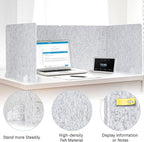AMUSIGHT 4 Pack Acoustic Desk Dividers - Image 3