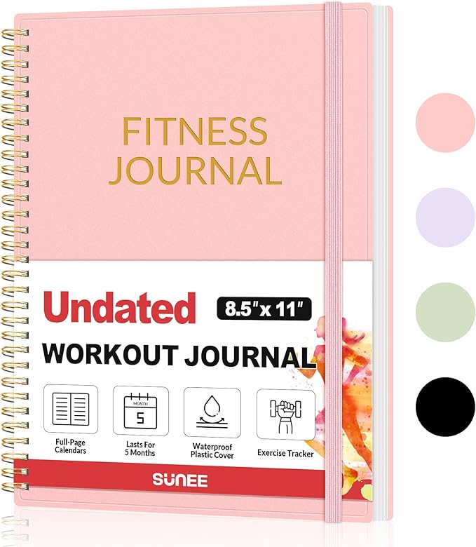 Fitness Journal Workout Planner by SUNEE