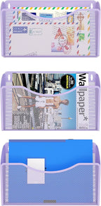 EasyPAG 3 Single Pocket Wall File Organizer, Mesh Hanging File Folder Organizer - Image 3