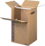 Bankers Box Tall Wardrobe Box 3 Pack, Tape-Free Design - Image 2