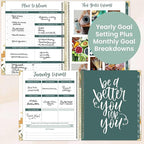 bloom daily planners 2026 Hardcover Calendar Year Goal & Vision Planner - Image 4