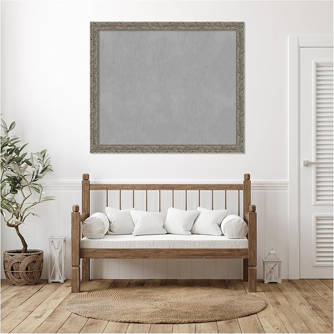 Amanti Art Silver Framed Magnetic Board 45x53 Oversize Vision Board - Image 5