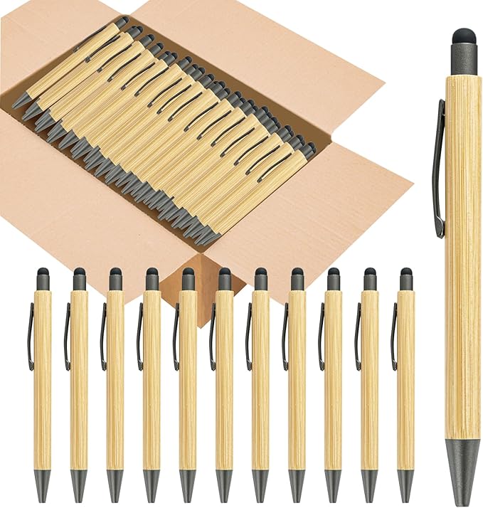 lyforx 100pcs Bamboo Pens Bulk by lyforx