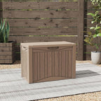 TARKARI 45 Gallon Lockable Resin Deck Box, Waterproof & UV-Resistant Outdoor - Image 5