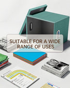 2 Pack File Storage Organizer, Document Organizer, Portable File Box - Image 5