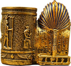 Daisylily Ancient Egyptian Pencil Holder, King Pharaoh Pen Cup, Pen Holder - Image 4