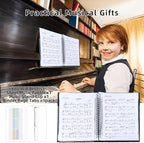 Piano Sheet Music Folder Organizer: 40 Plastic Sleeves Display 80 Pages Spiral - Image 6