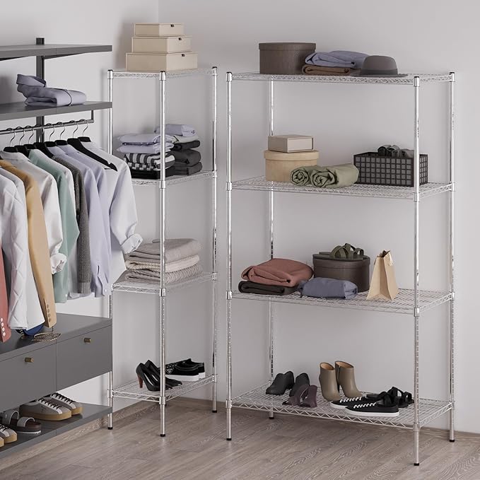 Regal Altair 21" Deep x 42" Wide x 74" Height Wire Shelving Kit | 4-Tier | NSF - Image 2