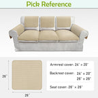 Couch Arm Covers, Waterproof Armrest Cover - Image 6