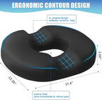 BlissTrends Donut Pillow Seat Cushion, Donut Chair Cushions - Image 2