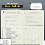 Undated Planner – 90 Day Guided Journal & Productivity Organizer, A5 Daily & - Image 4