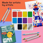 ARTISTRO 12 Acrylic Paint Markers - Image 8