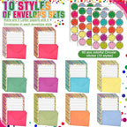 TaoBary 160 Pcs Stationery Paper Set 50 Double Sided Stationery Papers - Image 5